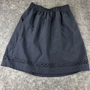 Stillwater Supply Co Tennis Skirt Laser Cut Hem Drawstring Elastic‎ Waist Sz S